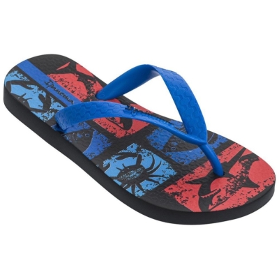 Black Blue Ipanema Temas XIII Kids' Flip Flops | CA-641853A