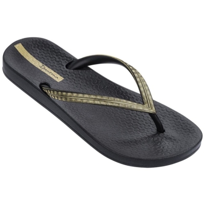 Black Gold Ipanema Mesh IV Women's Flip Flops | CA-930526A