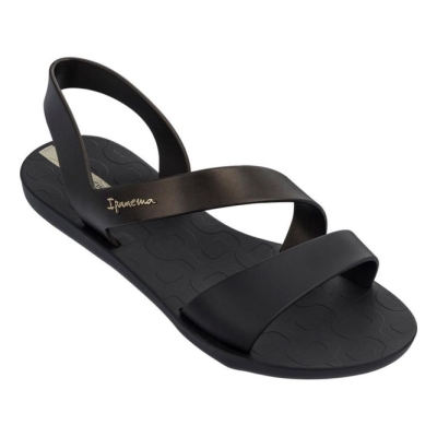 Black Gold Ipanema Vibe Women's Sandals | CA-047315U