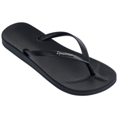 Black Ipanema Anatomic Colors Women's Flip Flops | CA-423781T