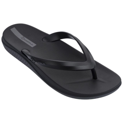 Black Ipanema Anatomic Lapa Ad Men's Flip Flops | CA-659380U