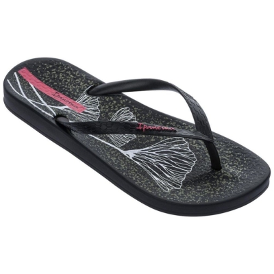 Black Ipanema Anatomic Temas XI Women's Flip Flops | CA-963825N