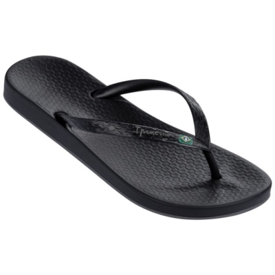 Black Ipanema Anatomica Brilliant Women's Flip Flops | CA-523081C