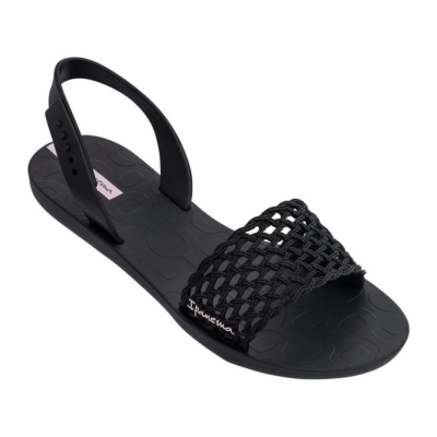 Black Ipanema Breezy Women's Sandals | CA-491058X