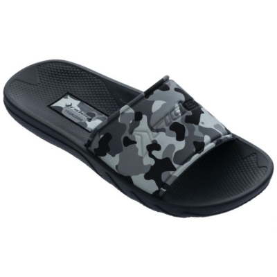 Black Ipanema Camo Kids' Slides | CA-086731Z