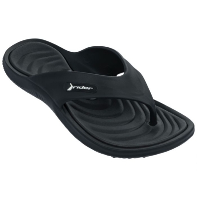 Black Ipanema Cape Men's Flip Flops | CA-097615Z