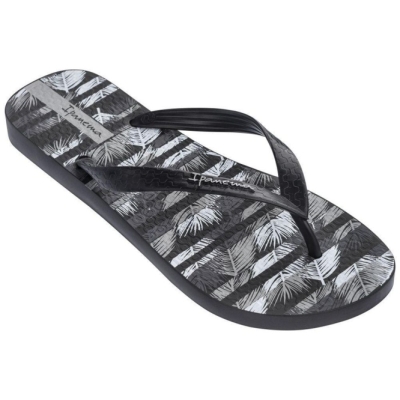 Black Ipanema Parati IV Ad Men's Flip Flops | CA-532687M