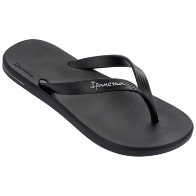 Black Ipanema Posto 10 Men's Flip Flops | CA-865270B