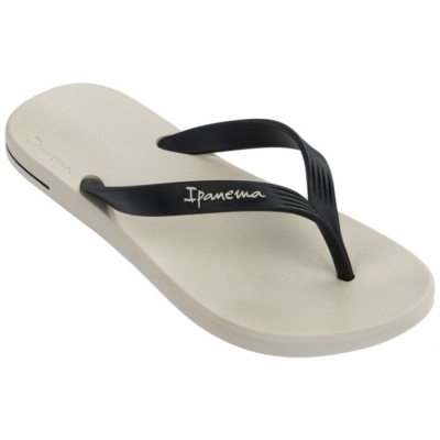 Black Ipanema Posto Men's Flip Flops | CA-705483H