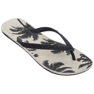 Black Ivory Ipanema RJ Men's Flip Flops | CA-581627M