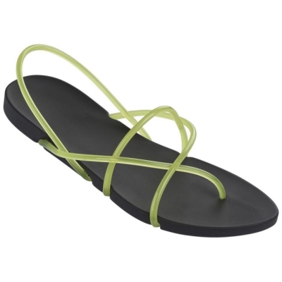 Black Yellow Ipanema Philippe Starck Thing G Women's Sandals | CA-486917D