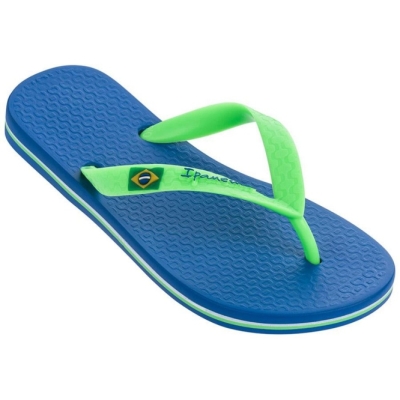 Blue Green Ipanema Brazil Kids' Flip Flops | CA-964073N