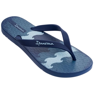 Blue Ipanema Arpo Wave Men's Flip Flops | CA-019783W