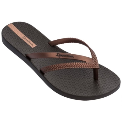 Brown Ipanema Bossa Women's Flip Flops | CA-154093S