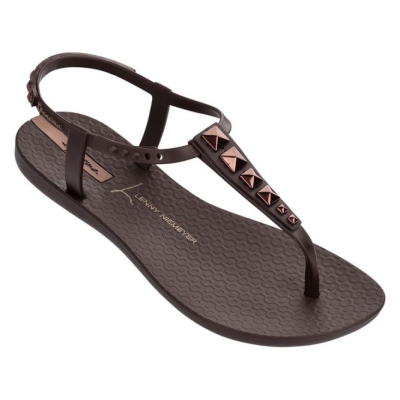 Brown Ipanema Premium Lenny Rocker Women's Sandals | CA-356047N