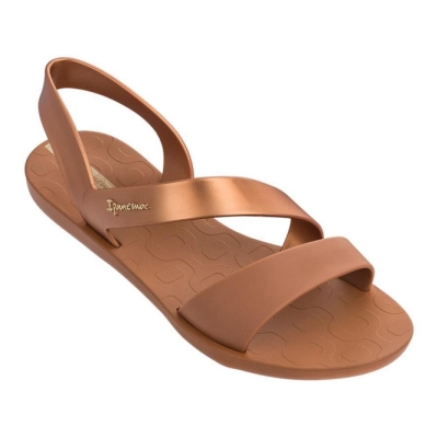 Brown Ipanema Vibe Women's Sandals | CA-574068F