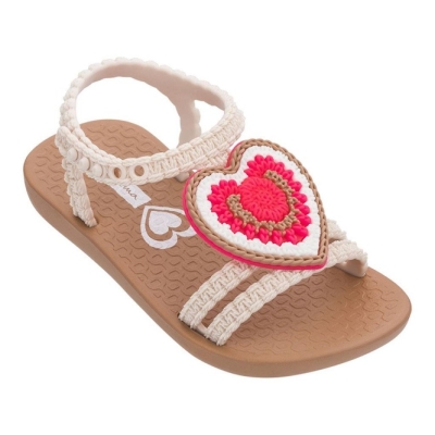 Brown Rose Ipanema My First V Kids' Sandals | CA-640392T