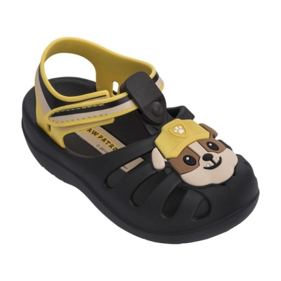 Brown Yellow Ipanema Patrulha Pata Friends Kids' Sandals | CA-271948U