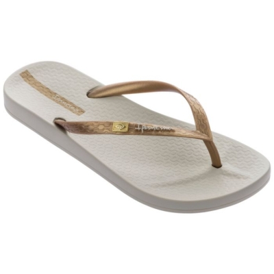 Gold Ipanema Anatomic Brazil Women's Flip Flops | CA-926318O