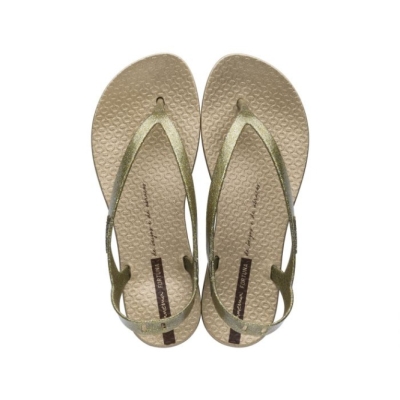 Gold Ipanema Renova Women's Sandals | CA-674893X