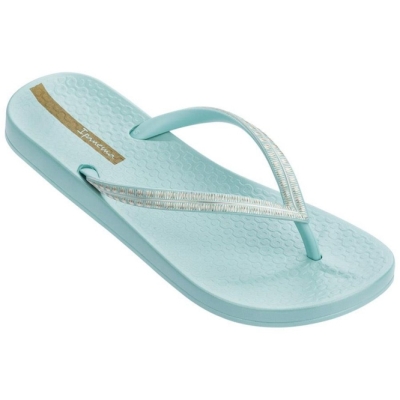 Green Gold Ipanema Ana Metallic IV Women's Flip Flops | CA-942317P