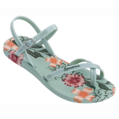 Green Ipanema Suzi Print II Women's Sandals | CA-187602P