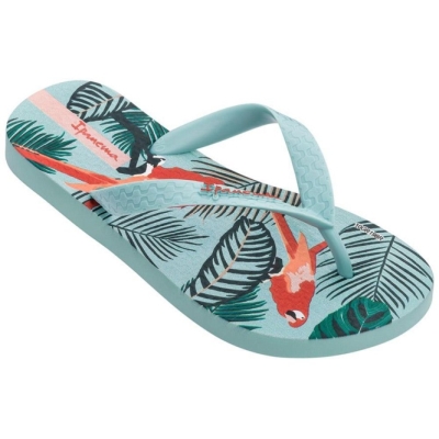 Green Ipanema Tropics Kids' Flip Flops | CA-098175L