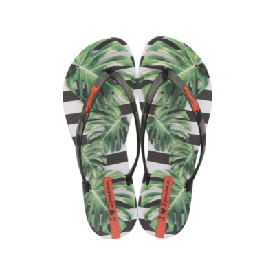 Green Ipanema Wave Natural Women's Flip Flops | CA-504139Y