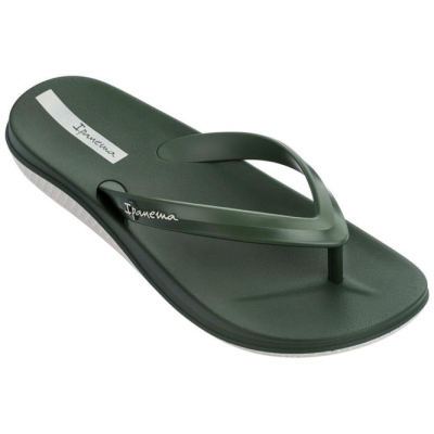 Green Ivory Ipanema Ana Lapa Men's Flip Flops | CA-104698S