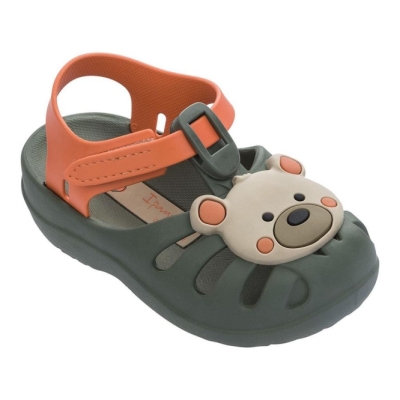 Green Orange Ipanema Summer VII Kids' Sandals | CA-674918D