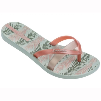 Green Rose Ipanema Kirei Silk III Women's Flip Flops | CA-312549Q