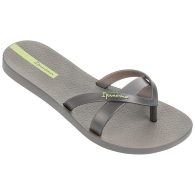 Grey Silver Ipanema Kirei Women's Flip Flops | CA-893461C