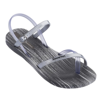 Grey Silver Ipanema Suzi Print Women's Sandals | CA-963801K