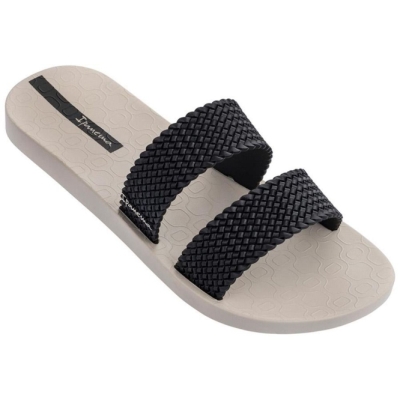 Ivory Black Ipanema City Women's Sandals | CA-732045A