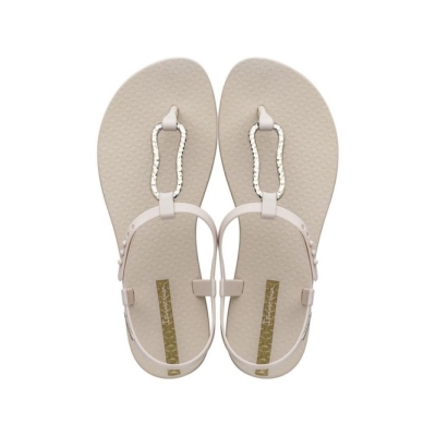 Ivory Gold Ipanema Class Mood Women's Sandals | CA-356102B