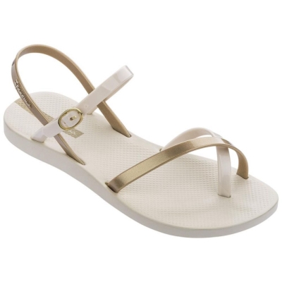 Ivory Gold Ipanema Fashion VIII Women's Sandals | CA-940638R