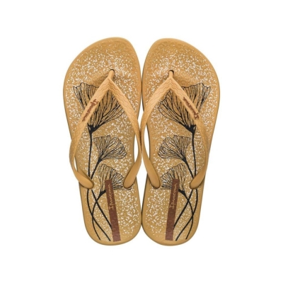 Khaki Ipanema Anatomic Temas XI Women's Flip Flops | CA-169580W