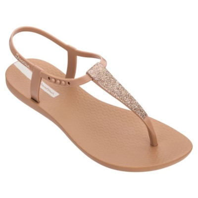 Khaki Ipanema Pop Glitter Women's Sandals | CA-283659R