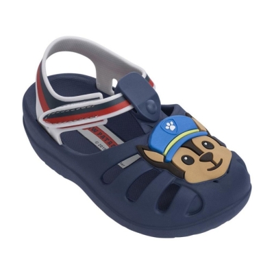 Navy Grey Red Ipanema Patrulha Pata Friends Kids' Sandals | CA-647091Z