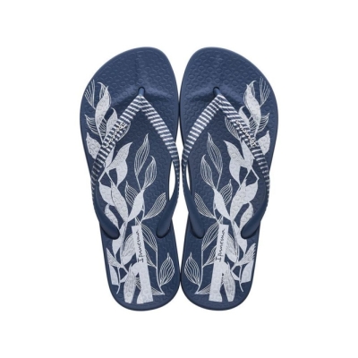 Navy Ipanema Anatomic Nature IV Women's Flip Flops | CA-468529M