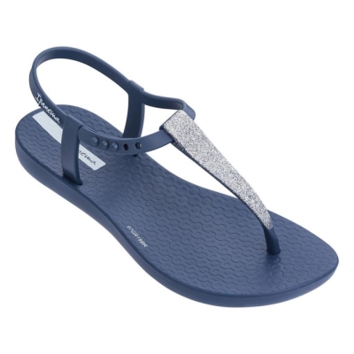 Navy Ipanema Charm II Kids' Sandals | CA-157293Q