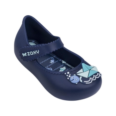 Navy Ipanema Tour Kids' Sandals | CA-489607M