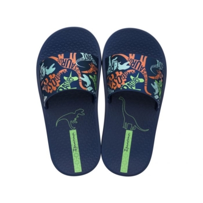 Navy Ipanema Urban Kids' Slides | CA-274650I