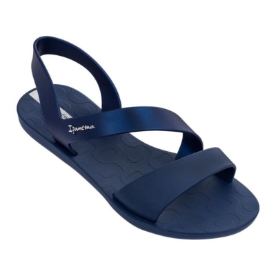 Navy Ipanema Vibe Women's Sandals | CA-062519N