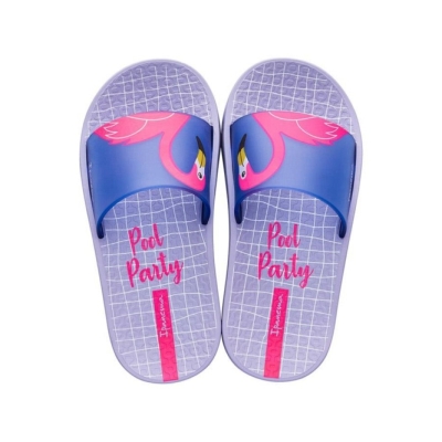 Purple Blue Ipanema Slippy Kids' Sandals | CA-692851F