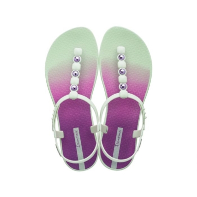 Red Green Ipanema Class Colours Women's Sandals | CA-970125Q