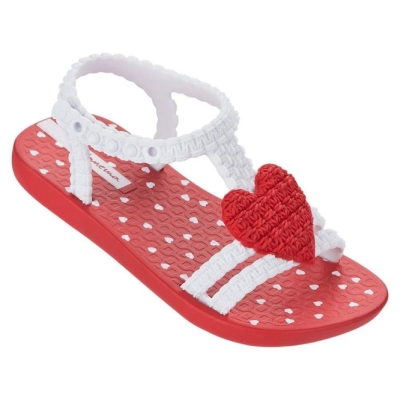 Red White Ipanema My First Ipanema Kids' Sandals | CA-540621M