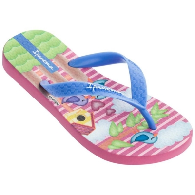 Rose Blue Ipanema Fun V Kids' Flip Flops | CA-312589I