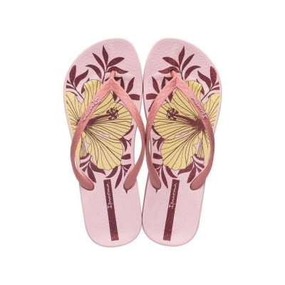 Rose Ipanema Ana Hibiscus Women's Flip Flops | CA-895436I