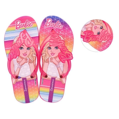 Rose Ipanema Barbie Style Kids' Flip Flops | CA-143897F